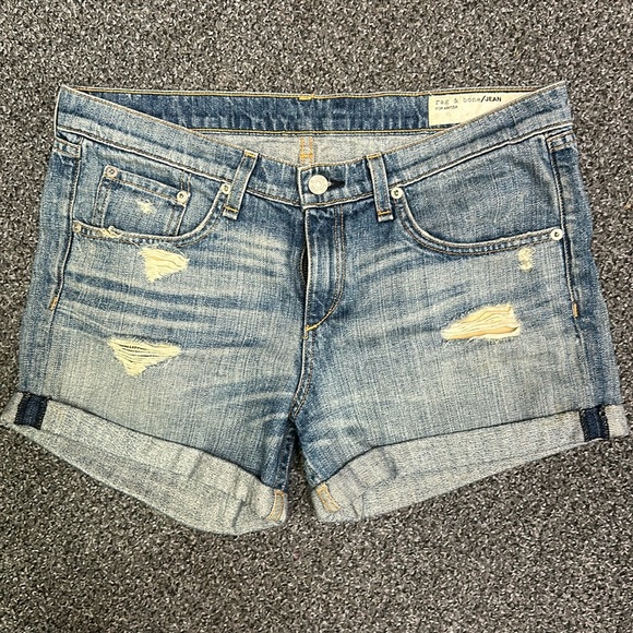 Rag and bone x Aritzia denim shorts - Picture 1 of 3